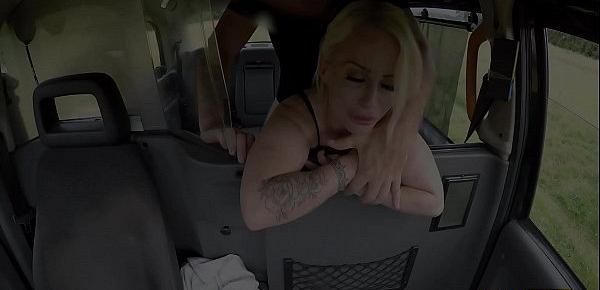  Fake Taxi Short blonde MILF fucked hard on the backseat of taxi